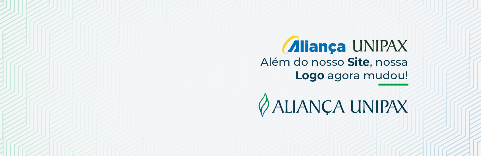 Novo site, seu Plano Aliança e seu Plano Unipax juntos - imagem desktop