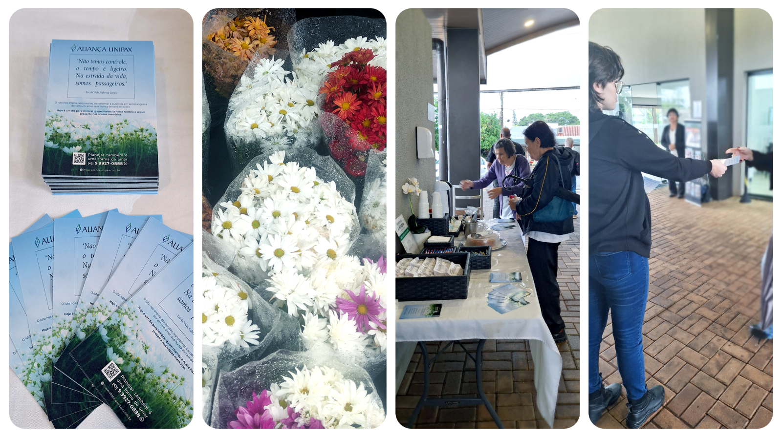 evento do dia de finados da aliança unipax