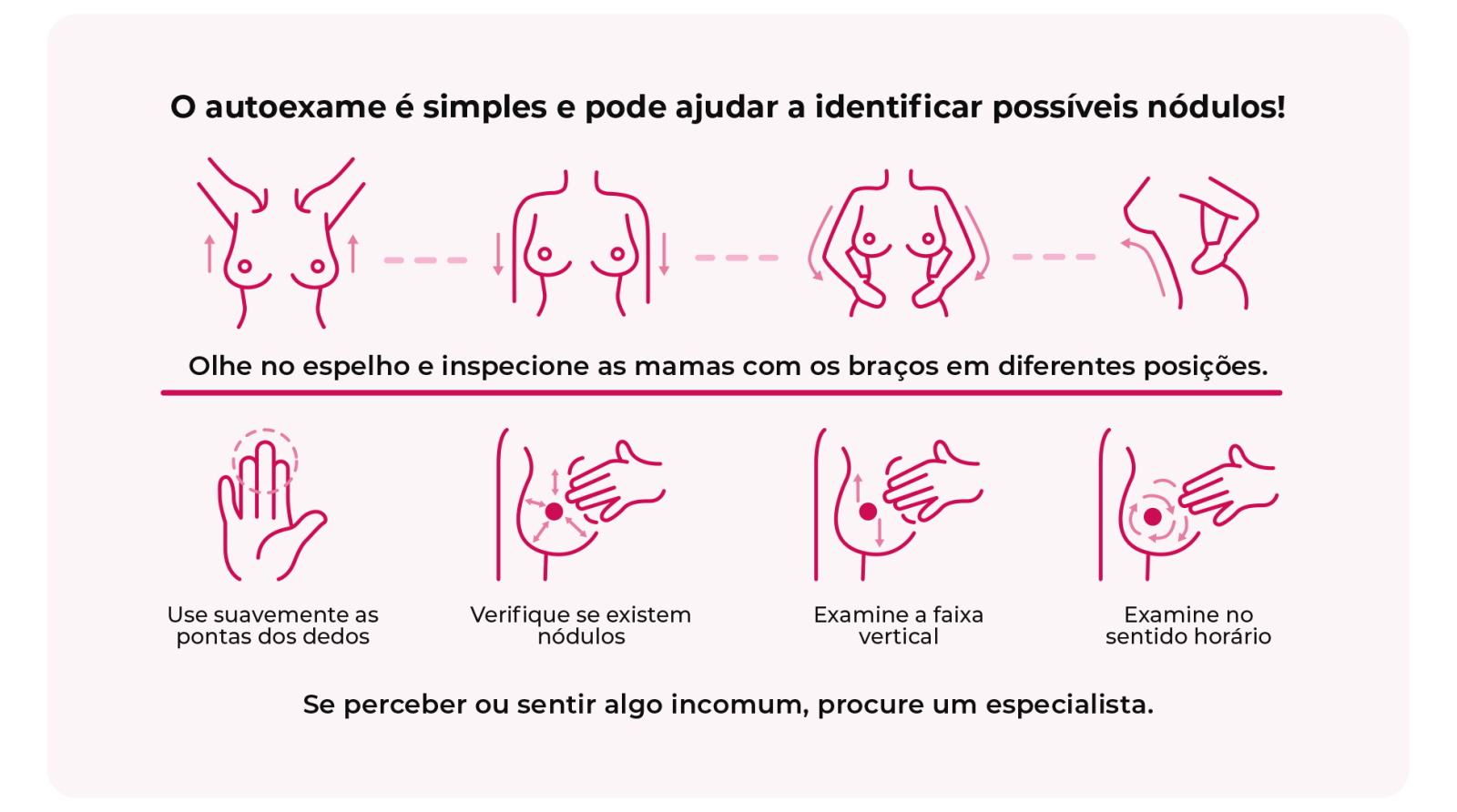 auto exame de mama