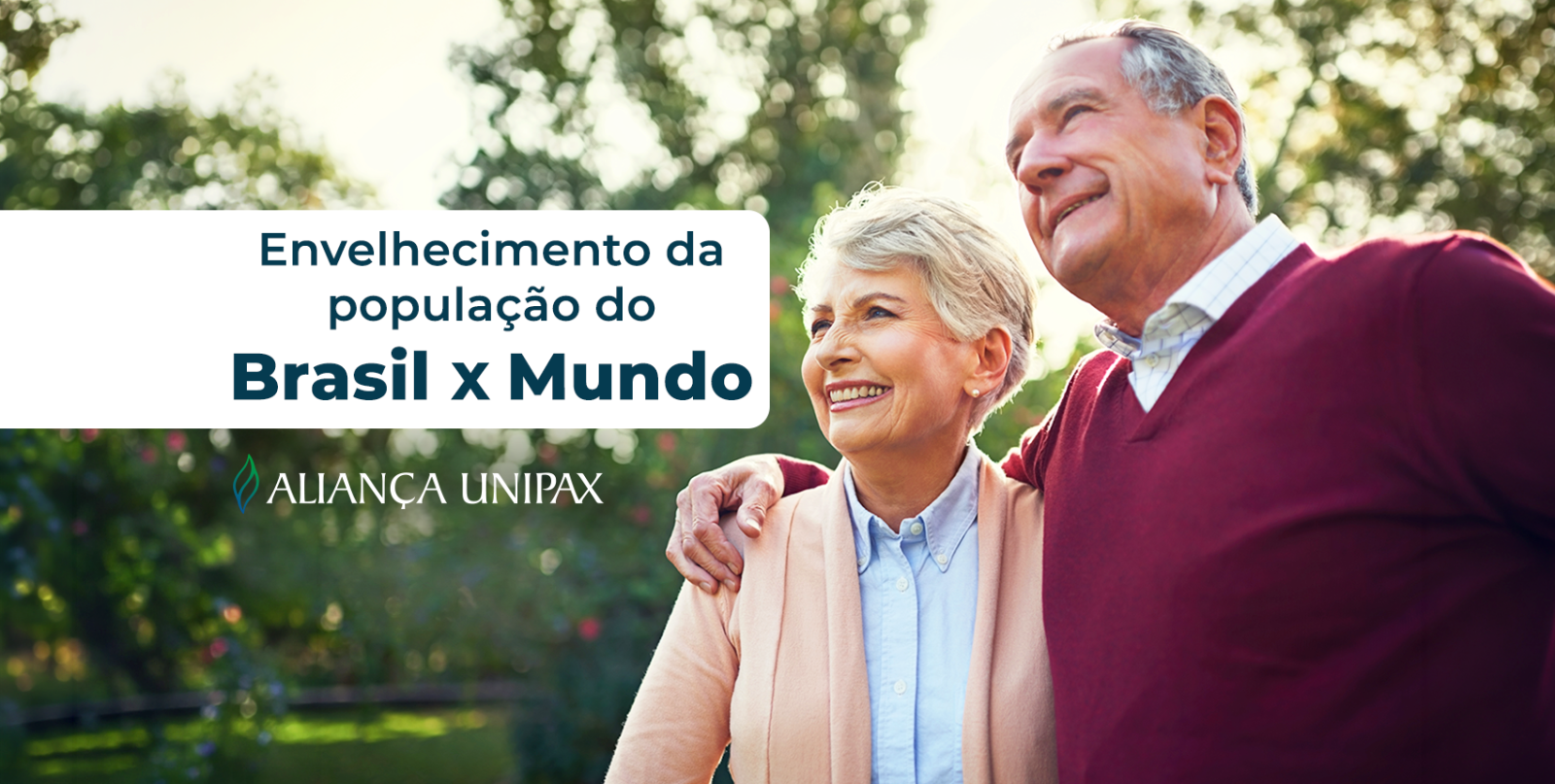 Envelhecimento da população do Brasil x mundo