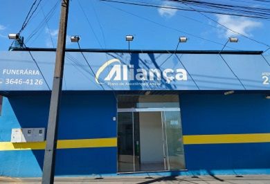 Fachada da unidade Pitanga Funerária