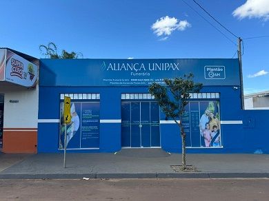 Fachada da unidade Faxinal Funerária